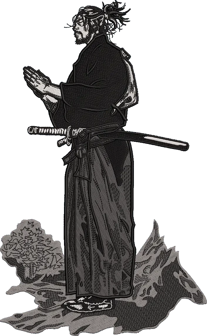 Musashi Print T-shirt - Musashi -Gundoh