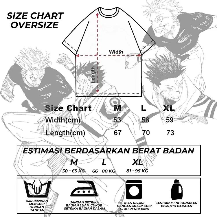 GOJO SATORU JJK VERSION TEE