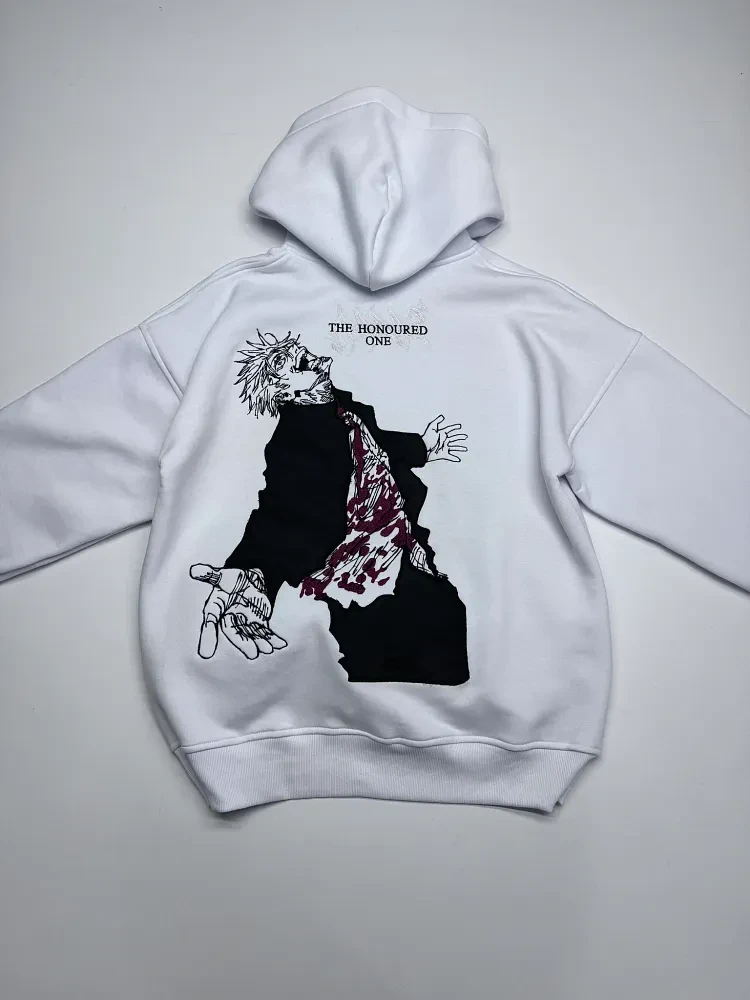JJK Embroidered Hoodie