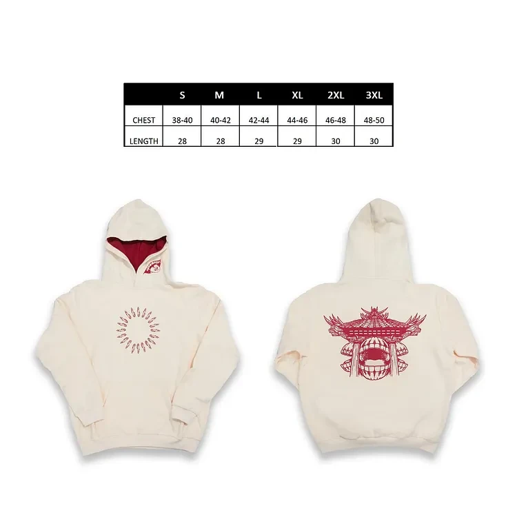Sukuna Embroidered Hoodie（BUY 2 FREE SHIPPING）