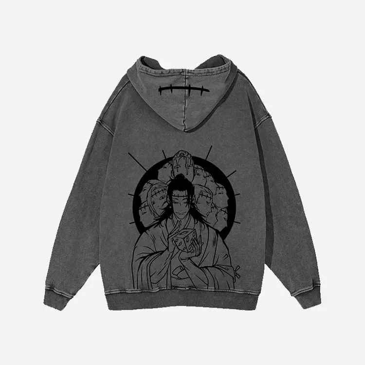 Kenjaku's Curse Vintage Hoodie