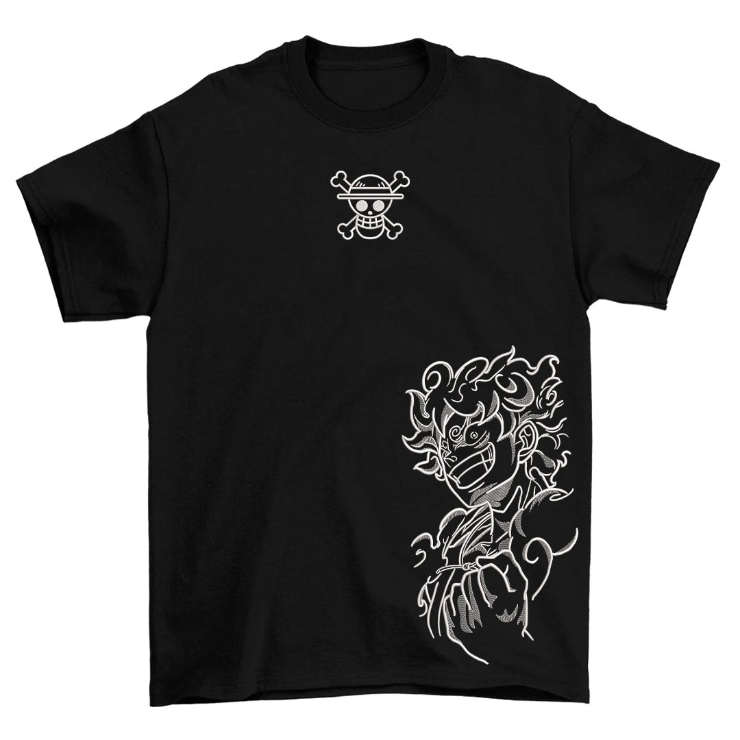 L.F. Gear 5 Embroidery Print T-shirt - O.P.
