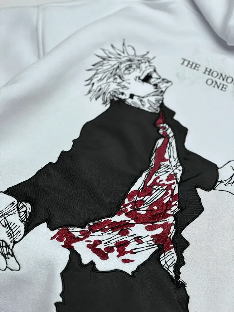 JJK Embroidered Hoodie